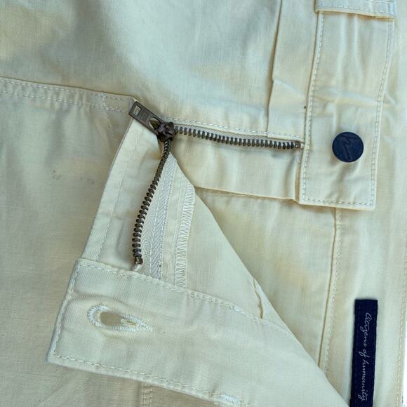 New Citizens of Humanity Women's Yellow Flat Front Denim Mini Skirt Size 29 - Picture 9 of 10